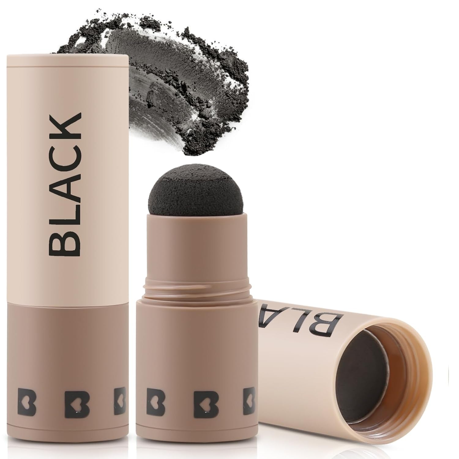 Hairline Powder Stick, Root Touch up and Hair Shadow Powder Stick, Waterproof Hairline Filler to Cover Gray Hair, Thinning Hair